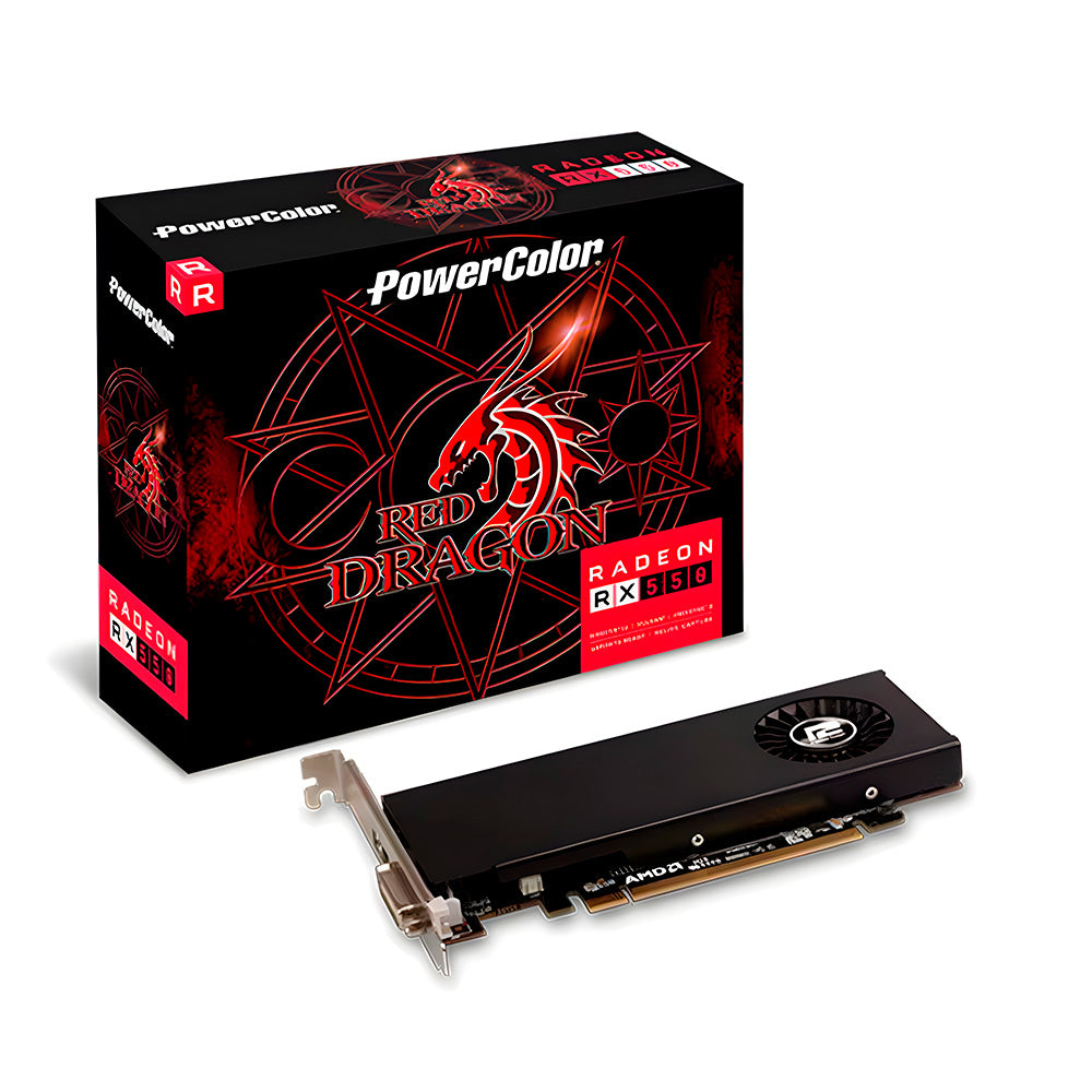 Placa de Video PowerColor Radeon RX 550, 2GB, GDDR5, 64-bit, AXRX550-2GBD5-HLEV2