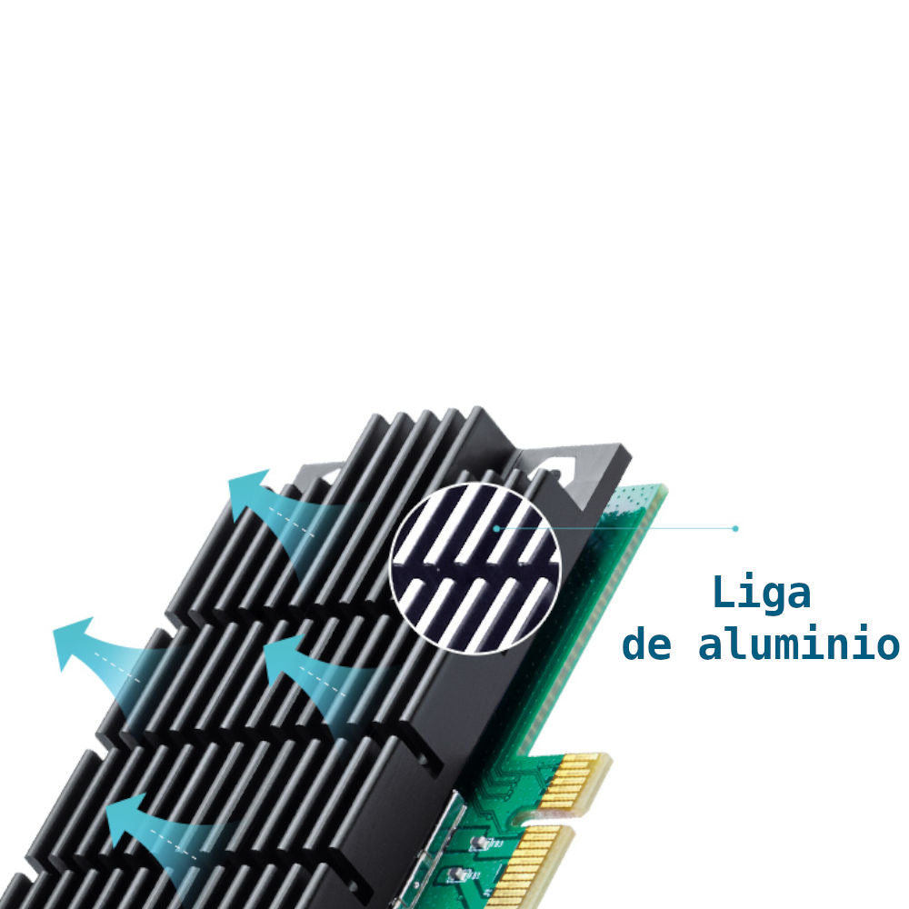Placa PCI Express TP-Link Archer T6E AC1300 Dual Band Wireless 802.11ac 867Mbps 5GHz 400Mbps 2.4GHz Antenas Externas