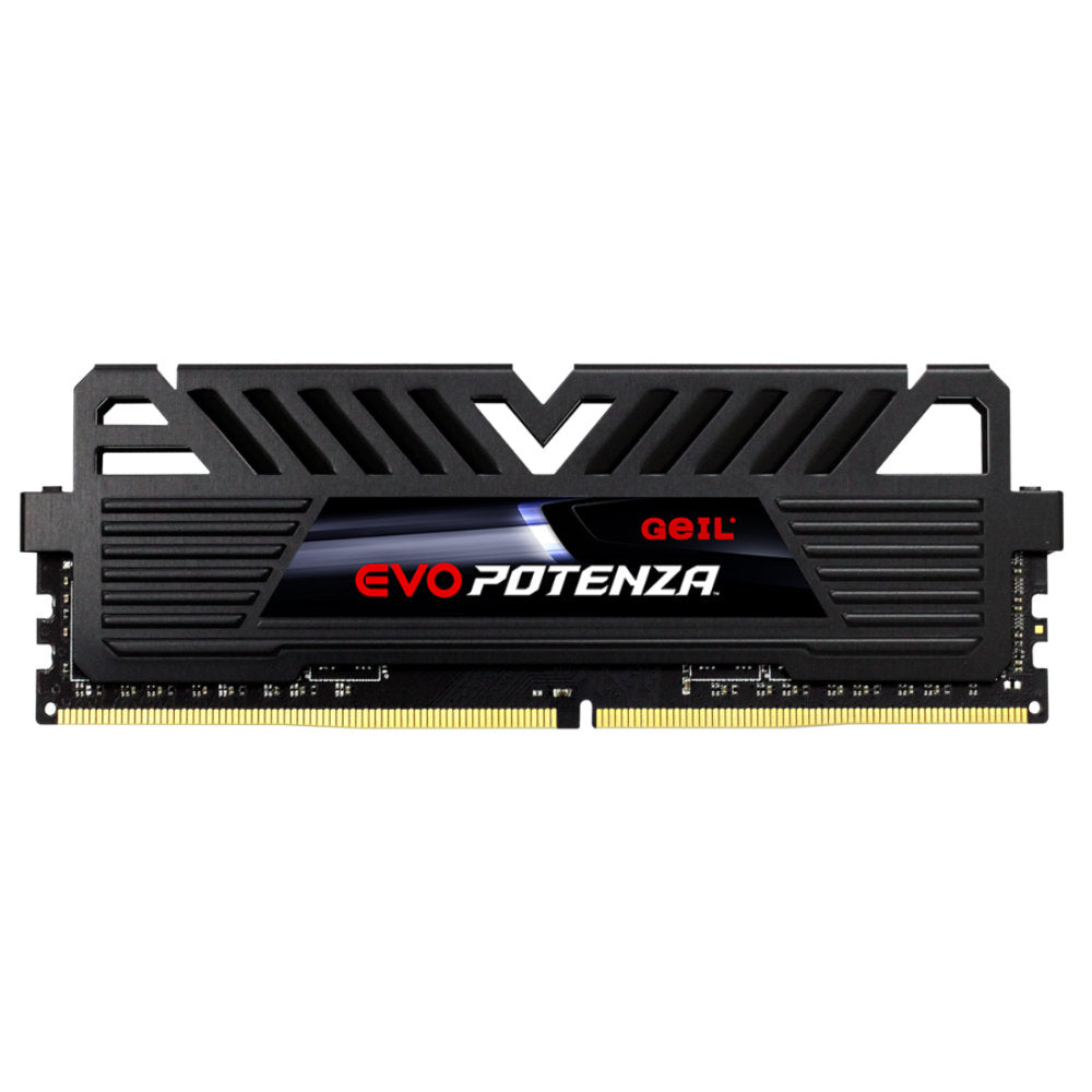 Memória RAM Desktop DDR4 Geil Evo Potenza 8GB, 3200MHz, Black, GAPB48GB3200C16BSC