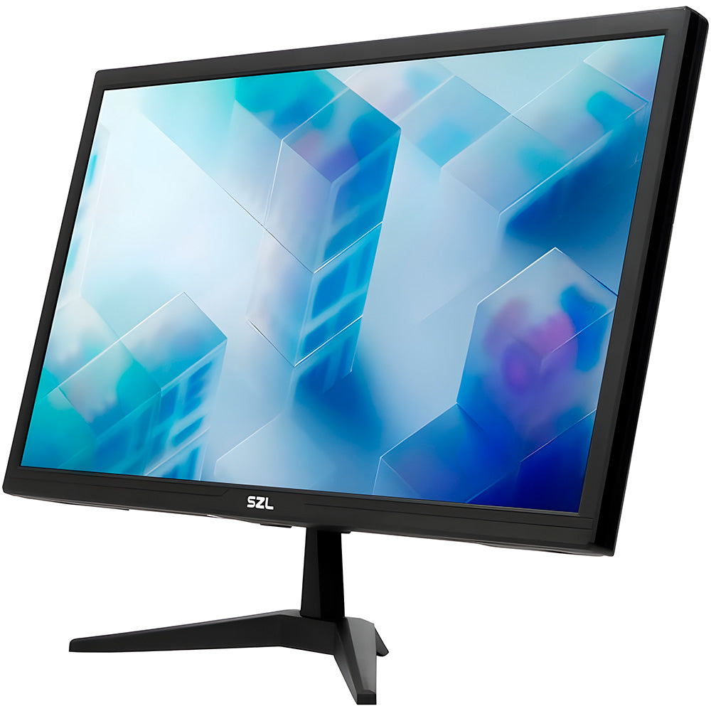 Monitor LED 21,5 Polegadas, SZL TN, FHD, 3ms, 75Hz, HDMI/VGA, SZL-SZL215-BL01