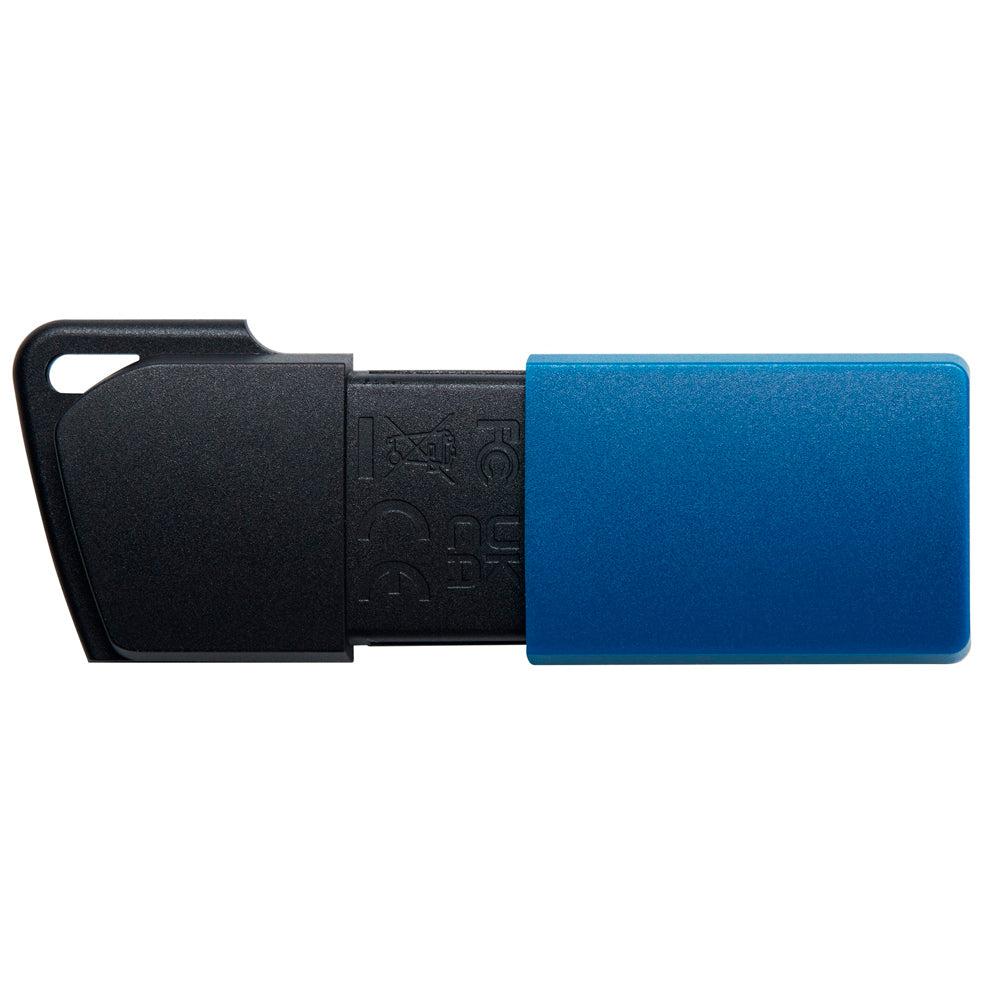 Pen Drive Kingston DataTraveler Exodia M 64GB USB 3.2 Gen1, Preto/Azul, Tampa Móvel - DTXM/64GB