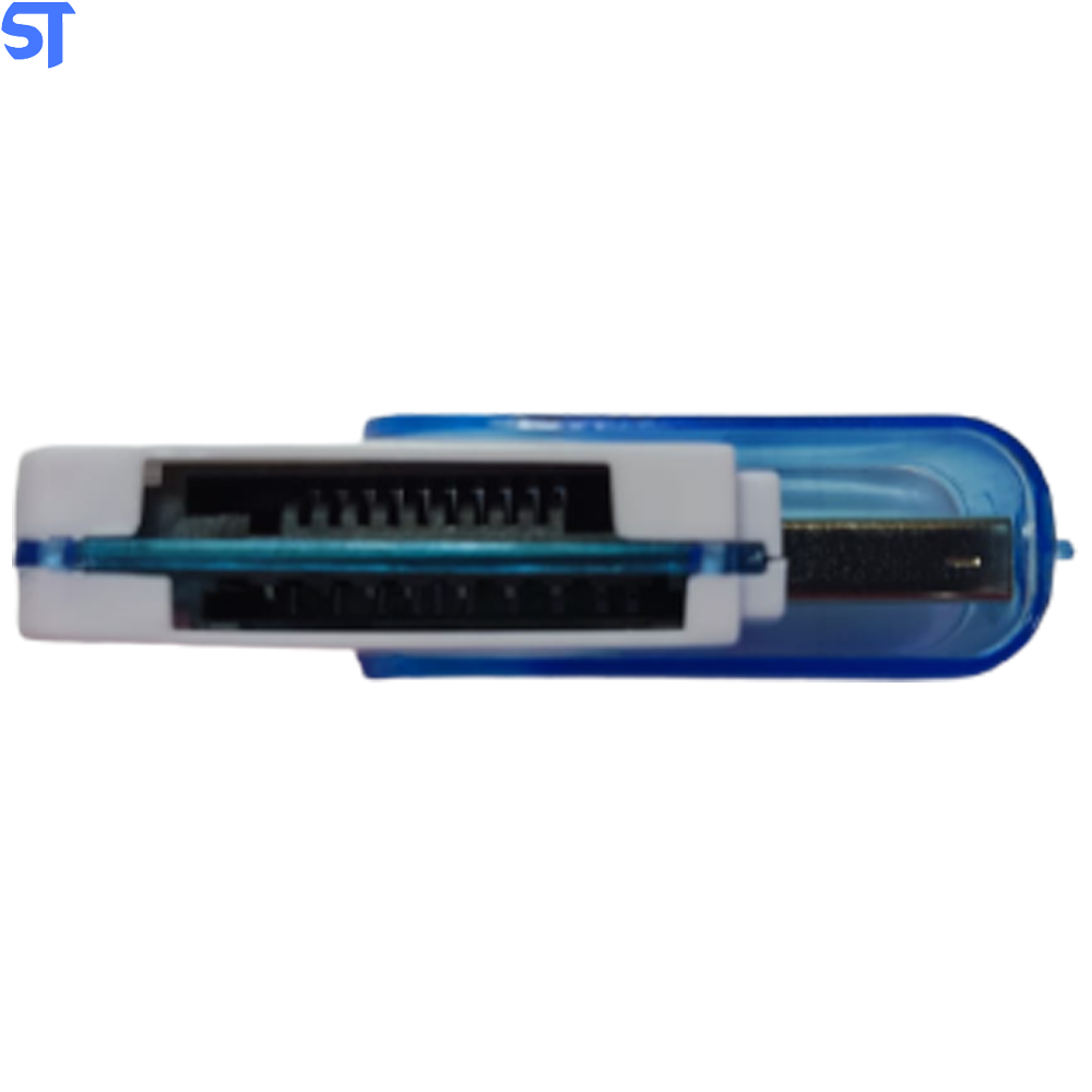 Adaptador All In One USB 2.0  - Branco Com Azul