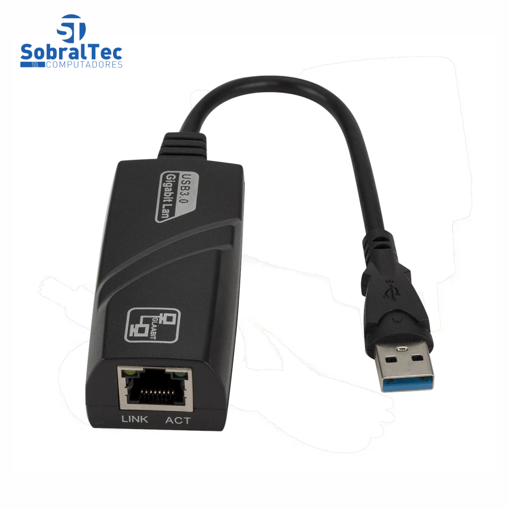 Adaptador Ethernet USB 3.0 Para RJ45 Gigabit 10/100/1000 Lan Placa De Rede Externa A03-2-15