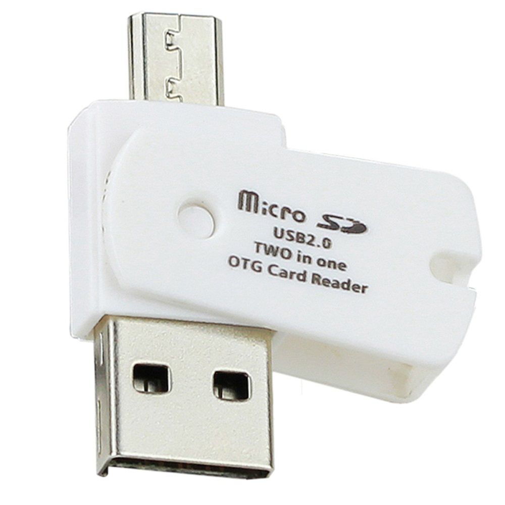 Micro OTG Leitor de Cartão SD/T-Flash Card 2 em 1