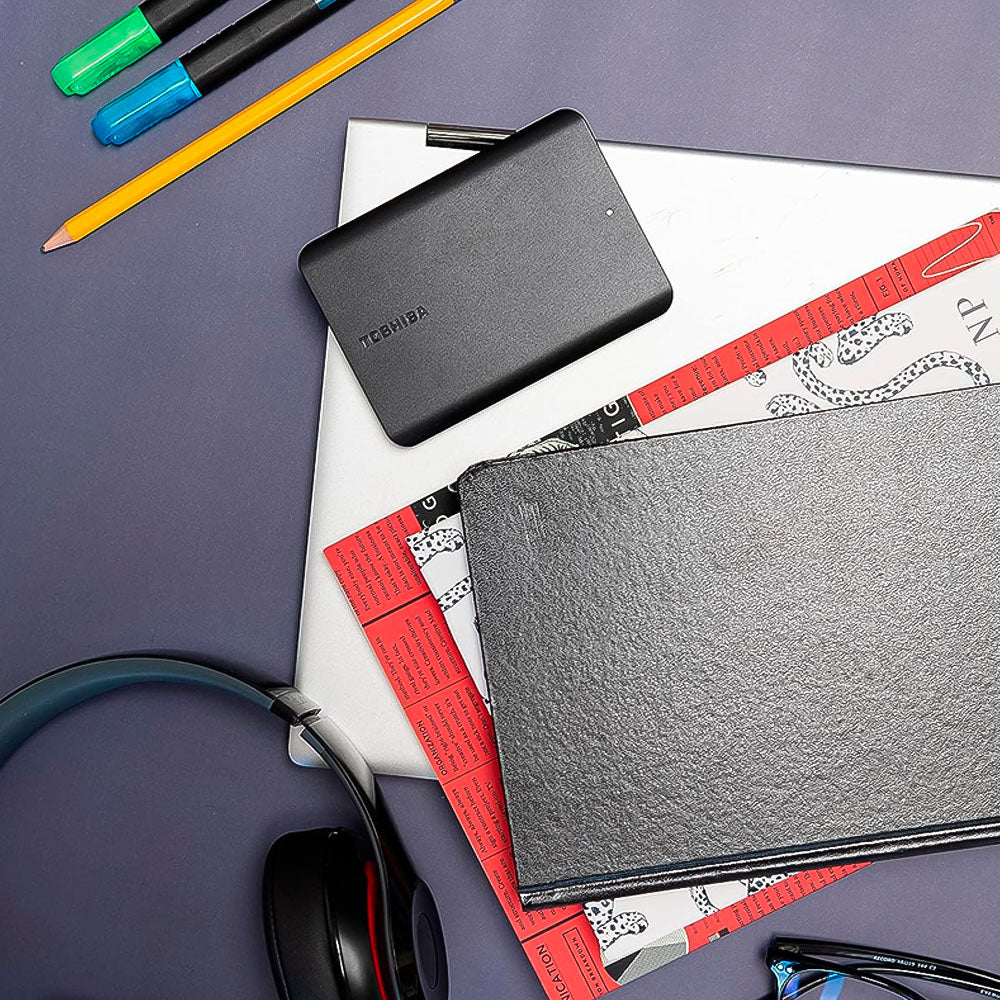 HD Externo Toshiba Canvio Basics 1TB / USB 3.0 - Preto (HDTB510XK3AA)