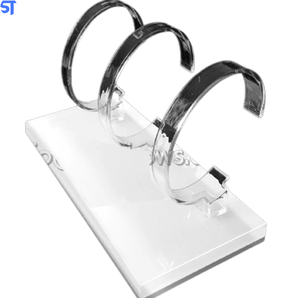 Expositor De Relógio 3 Em 1 Para iWatch Com Base Transparente Universal
