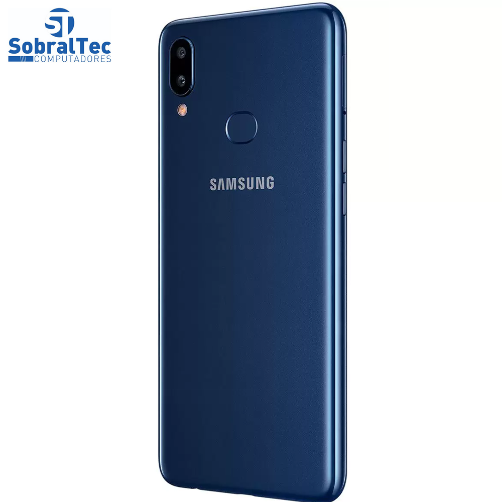 Smartphone Samsung Galaxy A10s 32GB  4G - Octa-Core 2GB RAM 6,2” Câm. Dupla + Selfie 8MP- Azul