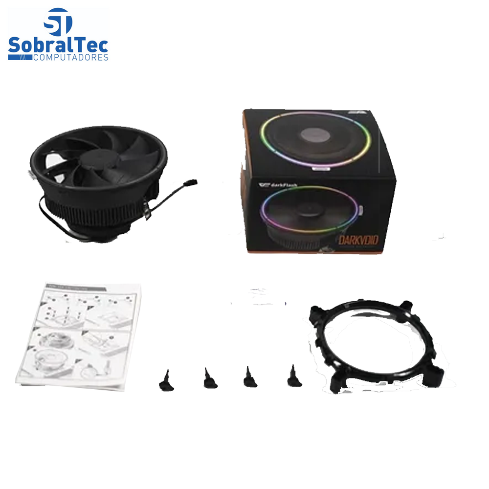 Cooler Para Processador Aigo Darkvoid RGB 125mm
