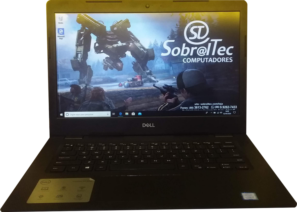 Notebook Dell I3480-3879BLK  Core i3 2.1GHz  Memória 4GB  HD 1TB  14