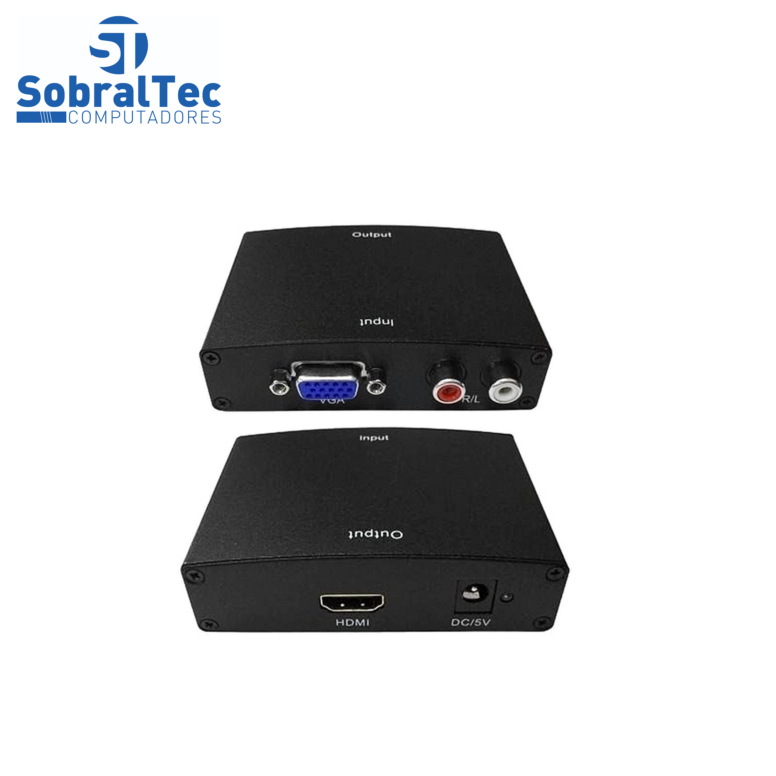 Conversor HDB15 F + 2 RCA x Hdmi Femea