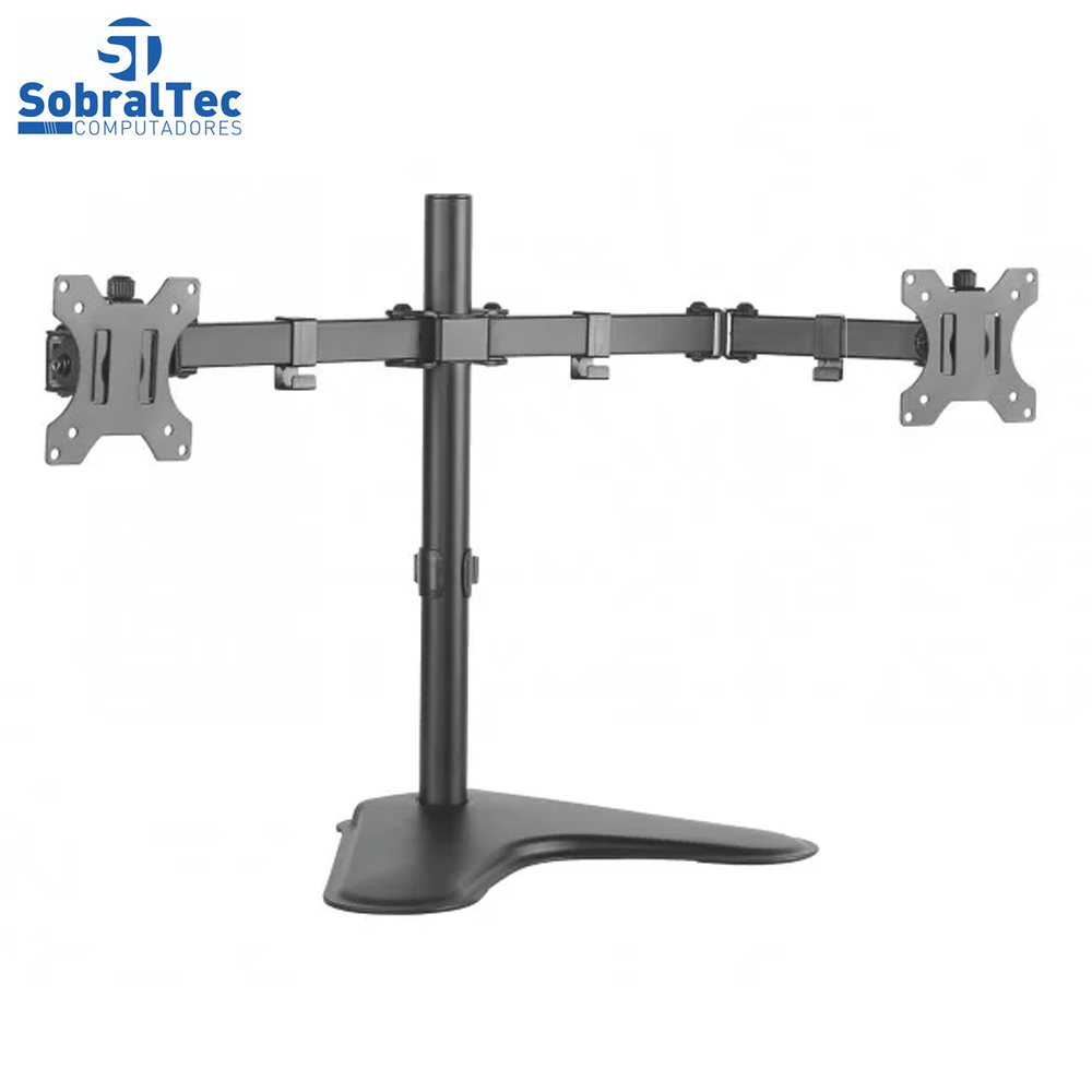 Suporte Articulado Mesa 2 Monitores 15 a 32 Ajuste de Altura e convergência T1224N ELG