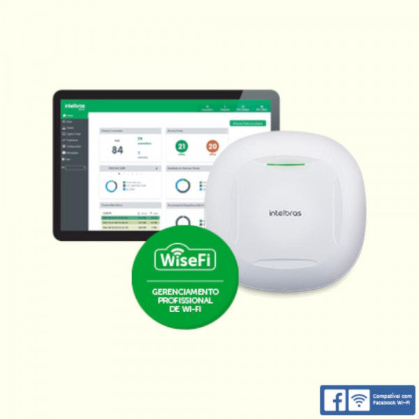Roteador Access Point Teto Dual Band Ac 1200mbps 200 Usuários Conectados Ap 1210 Ac