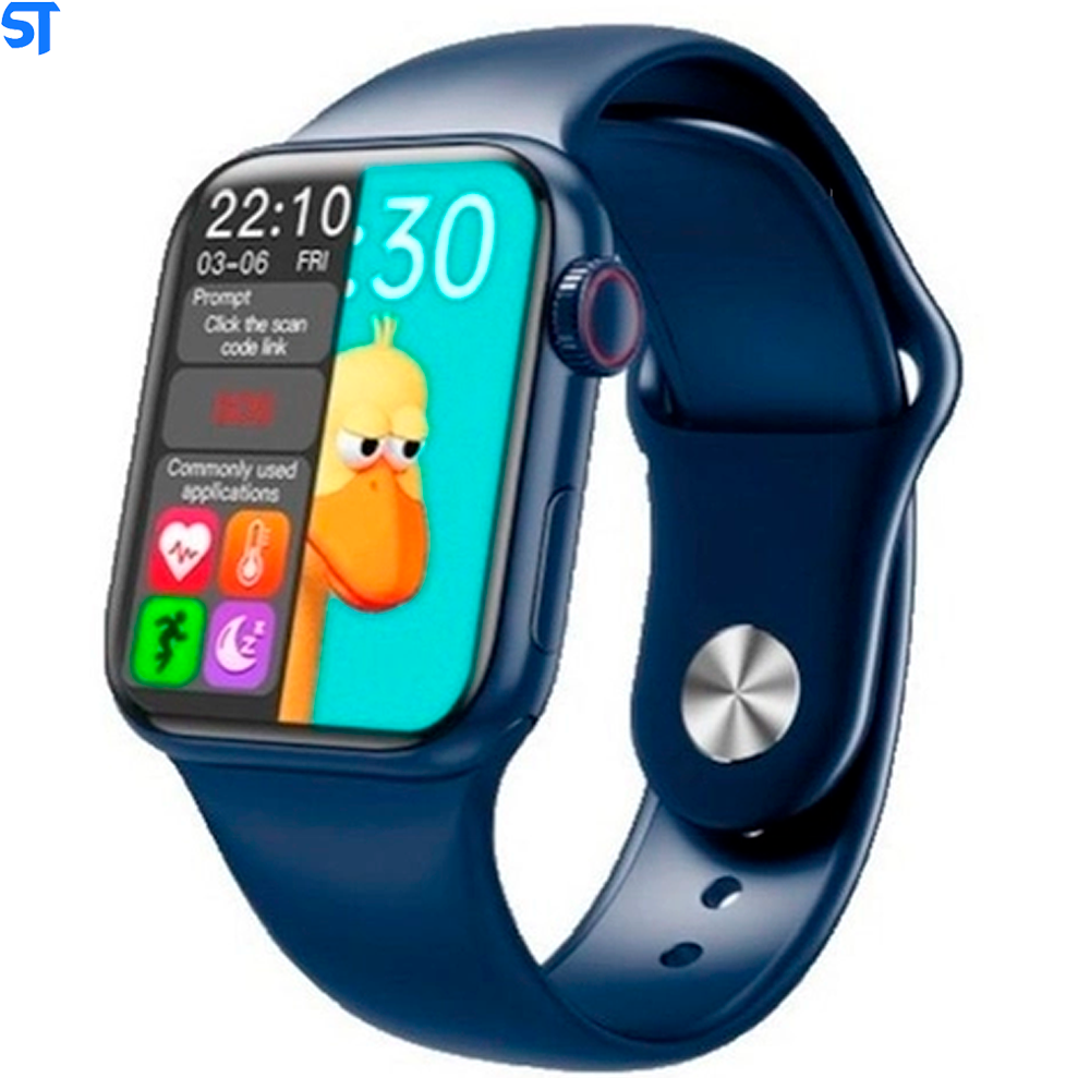 Relógio SmartWatch HW12 Azul 40mm Tela Infinita Com Sensor Cardíaco