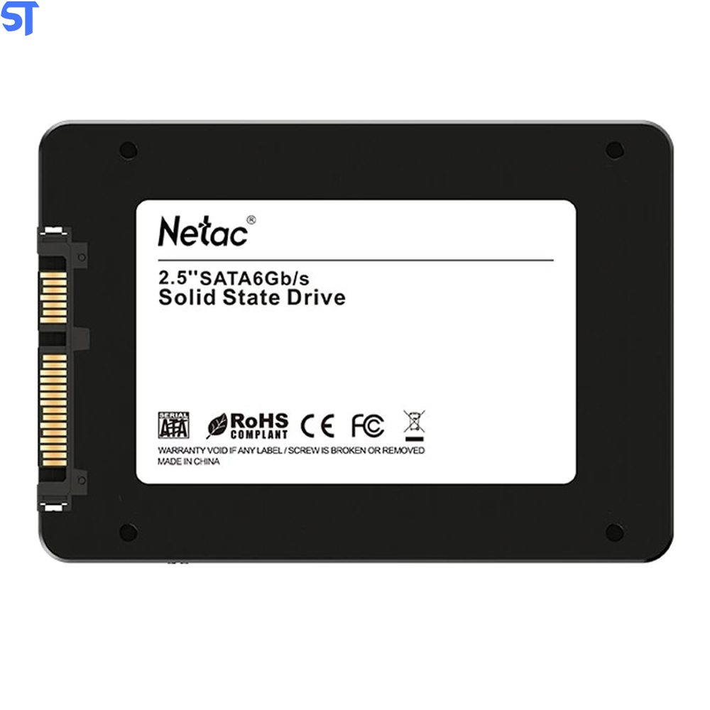 HD SSD 2Tb 2.5`SataIII 560Mbps de Leitura 520Mbps de Gravação Netac- 3d nand