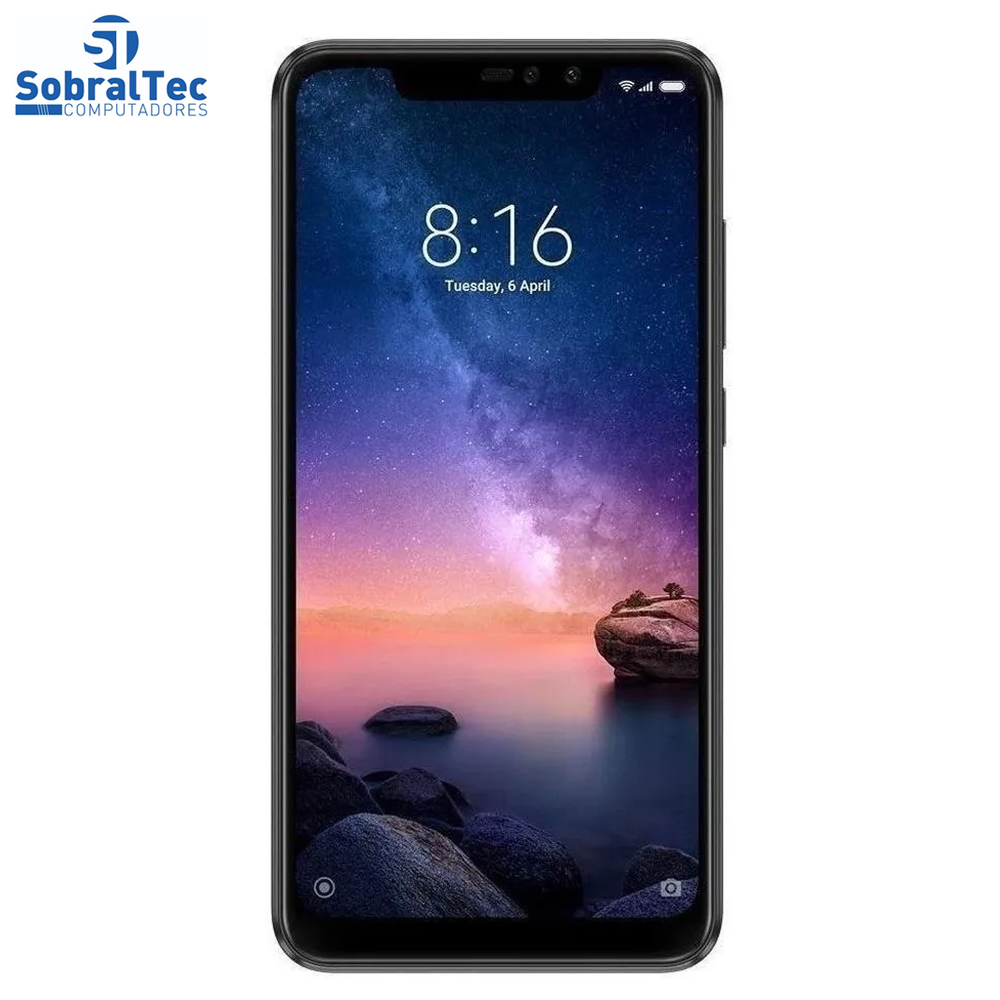 Xiaomi Redmi Note 6 Pro Dual SIM 64GB Preto 4GB RAM