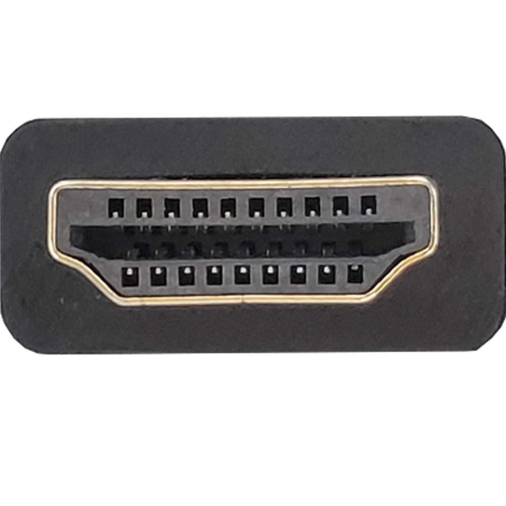 Adaptador Conector Dvi 24+1 Macho Para Cabo Hdmi Macho Banhado a Ouro 2 Metros