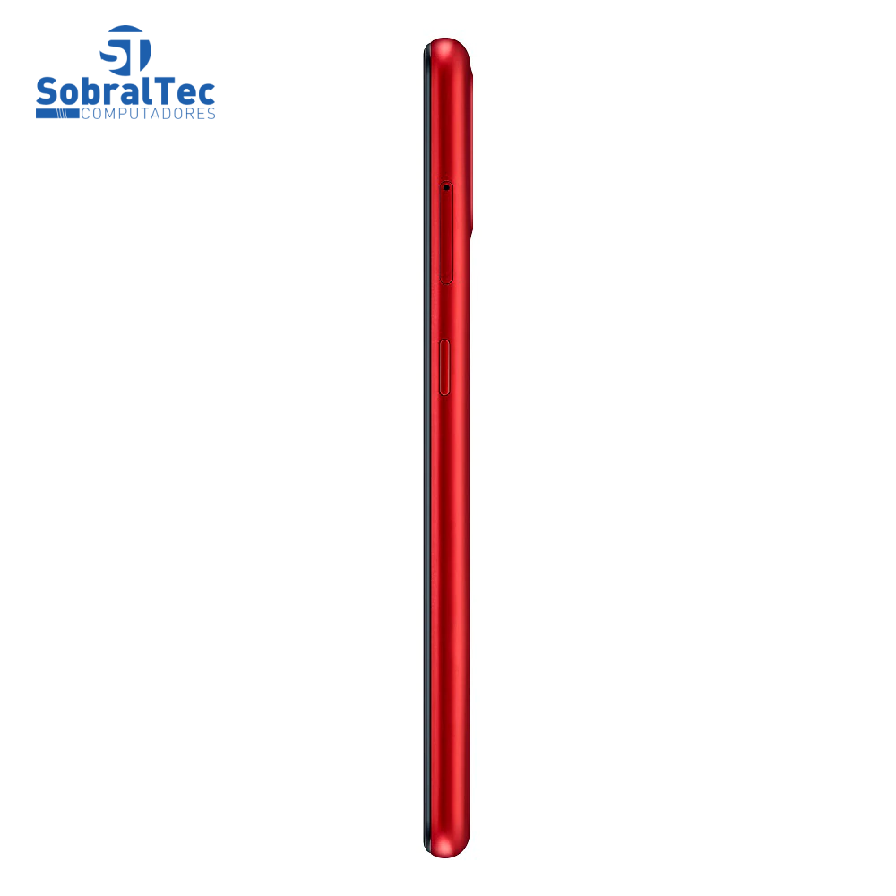 Smartphone Samsung Galaxy A01 Vermelho 32GB, Tela Infinita de 5.7", Câmera Traseira Dupla, Android 10.0, Dual Chip e Pro