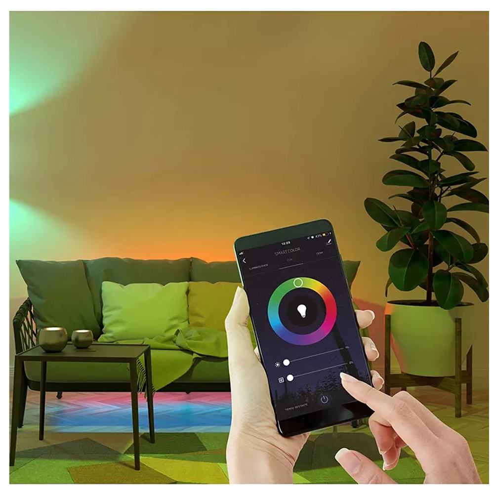 Lâmpada Led Bulb A60 10W Bivolt Smart  Col - Elgin