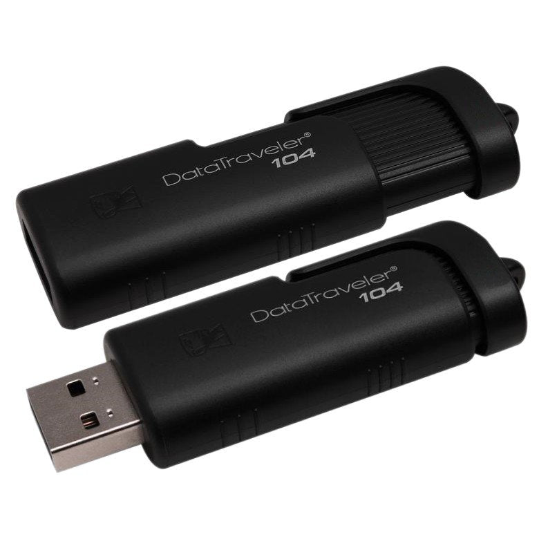 Pendrive Kingston 16gb Dt104 Usb 2.0 Preto Datatraveler Giga