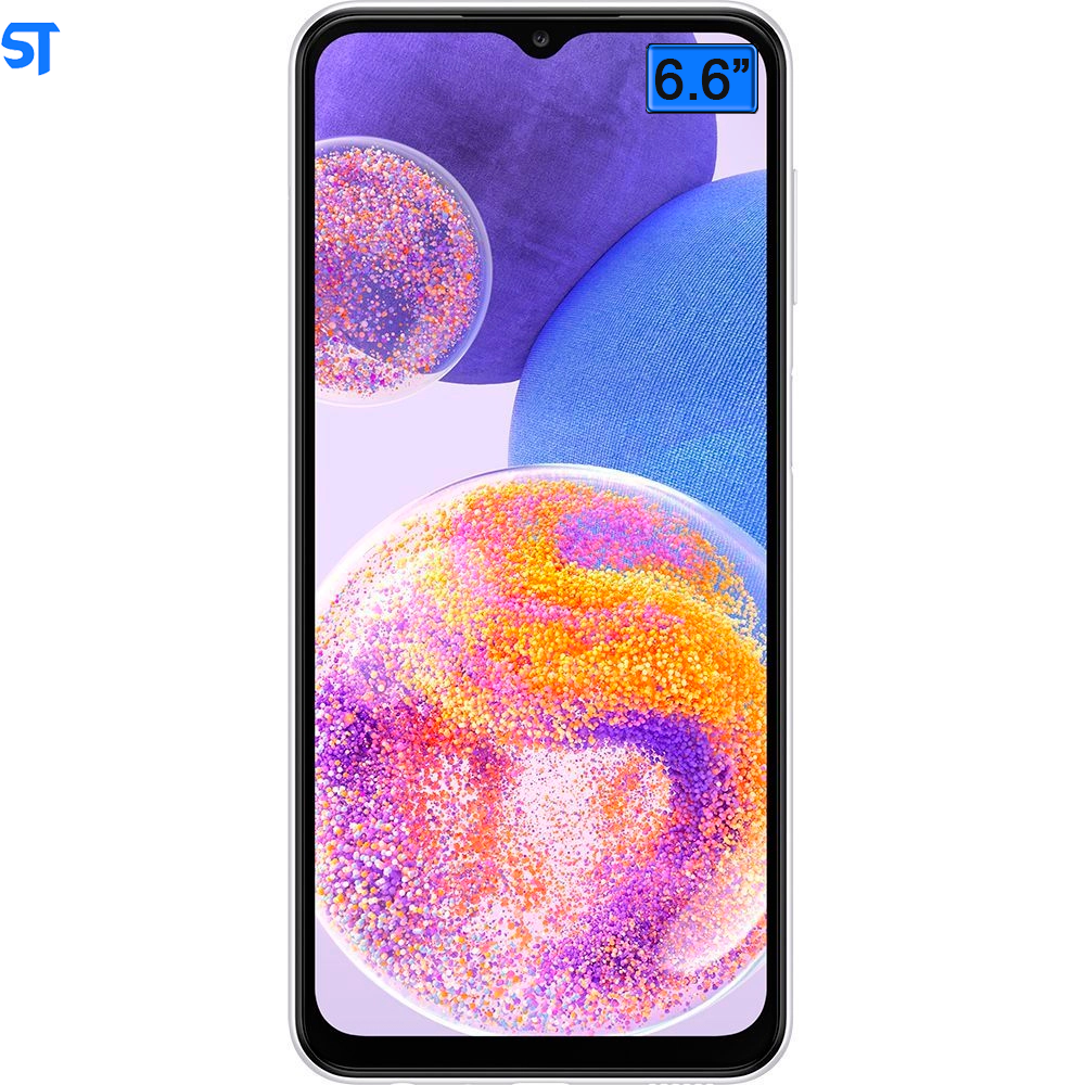 Smartphone Samsung Galaxy A23 128GB 4GB Wi-Fi Tela 6.6" Dual Chip 4GB RAM Câmera Quádrupla + Selfie 8MP - Branco