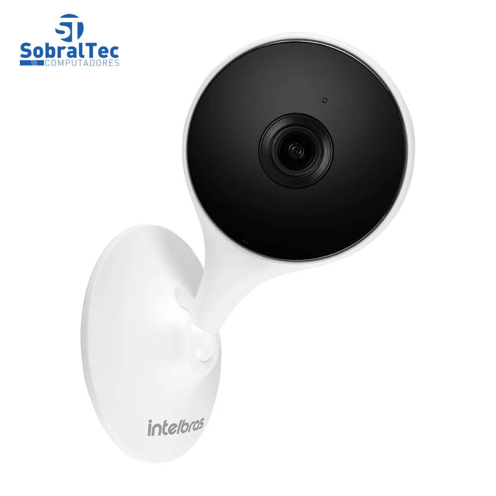 Câmera Interna com Inteligência Artificial iM3 Intelbras Wi-Fi Full HD 1080P 2,8mm 2MP Branca