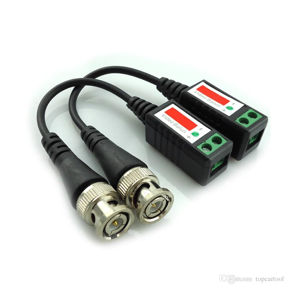 Video Balun Duplo Para Camera Ahd Até 600mts Conversor Novo