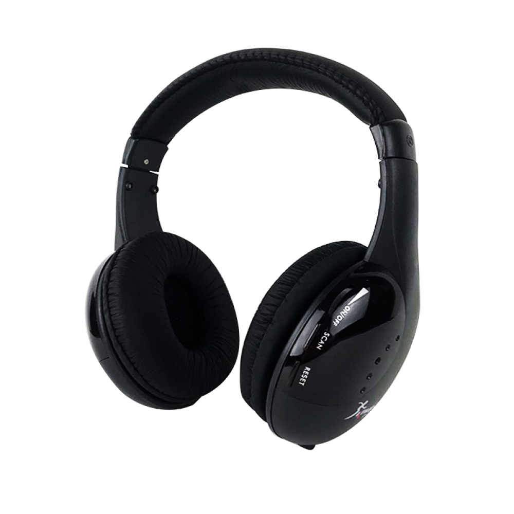 Fone de Ouvido 5X1 RCA - P2 3,5MM Receptor de FM Knup KP-323