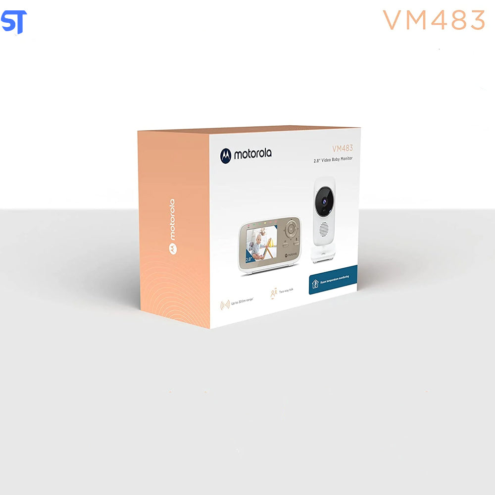 Babá Eletrônica VM483 Tela 2.8 LCD Com Zoom Digital Motorola