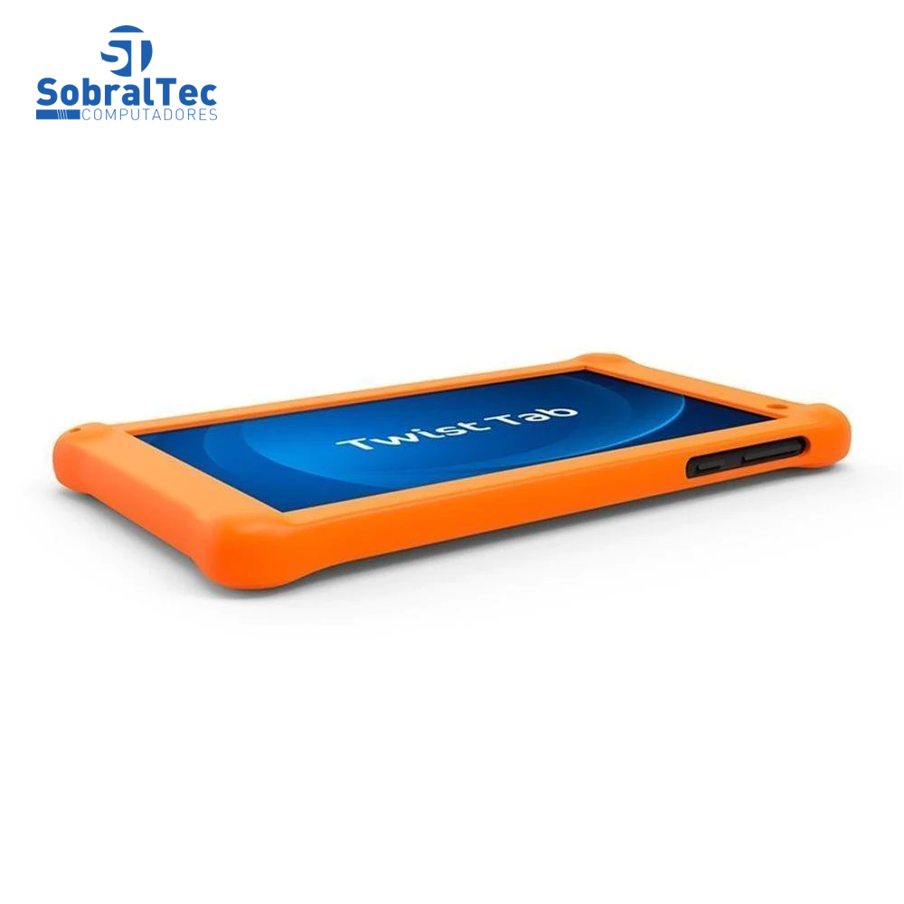 Tablet Positivo Twist Tab Kids T770KB 32GB, Tela 7”, Câmera 2MP, Wi-Fi, Android Oreo e Processador Quad Core de 1.5 GHz