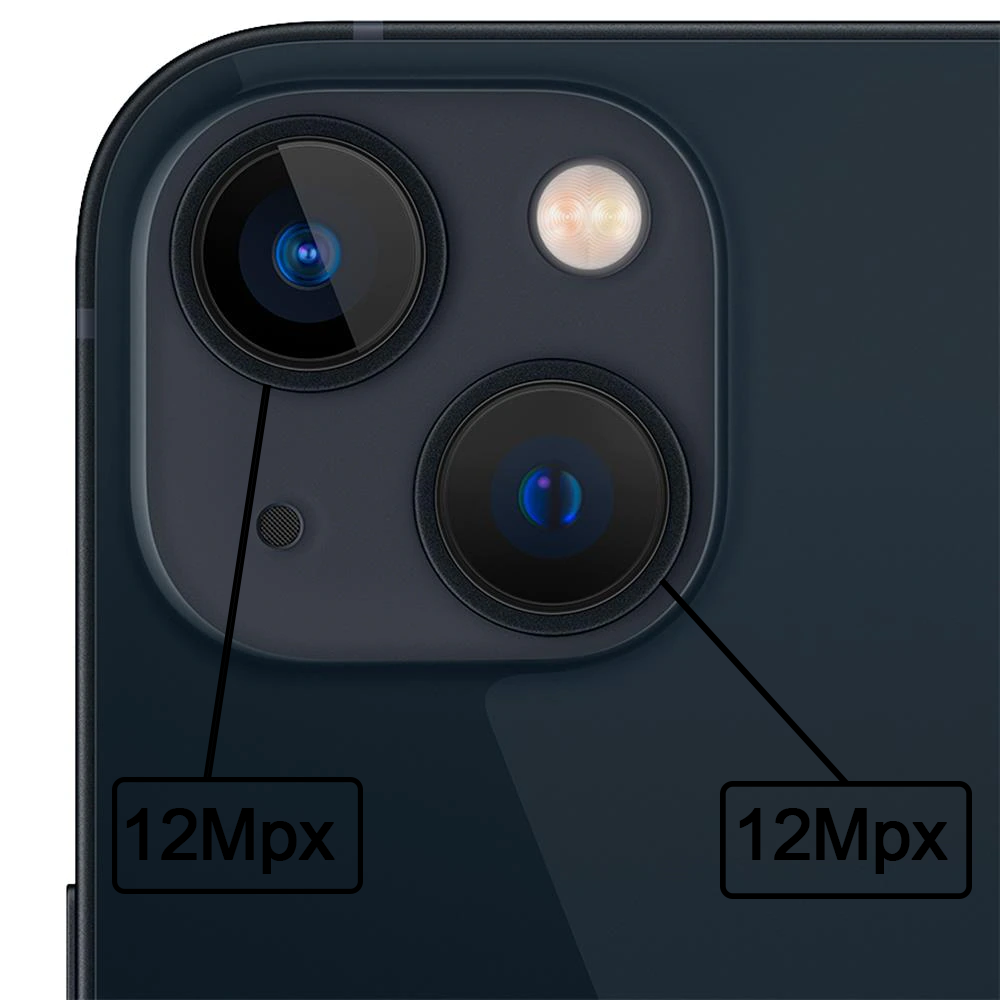iPhone 13 Apple Meia-Noite 128GB Tela de 6,1", 5G e Câmera Dupla de 12MP