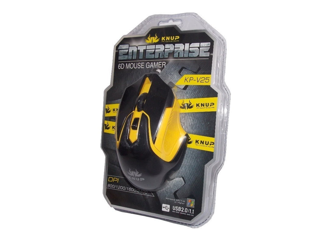 Mouse Gamer Usb 6d Enterprise Knup - Kp-v25