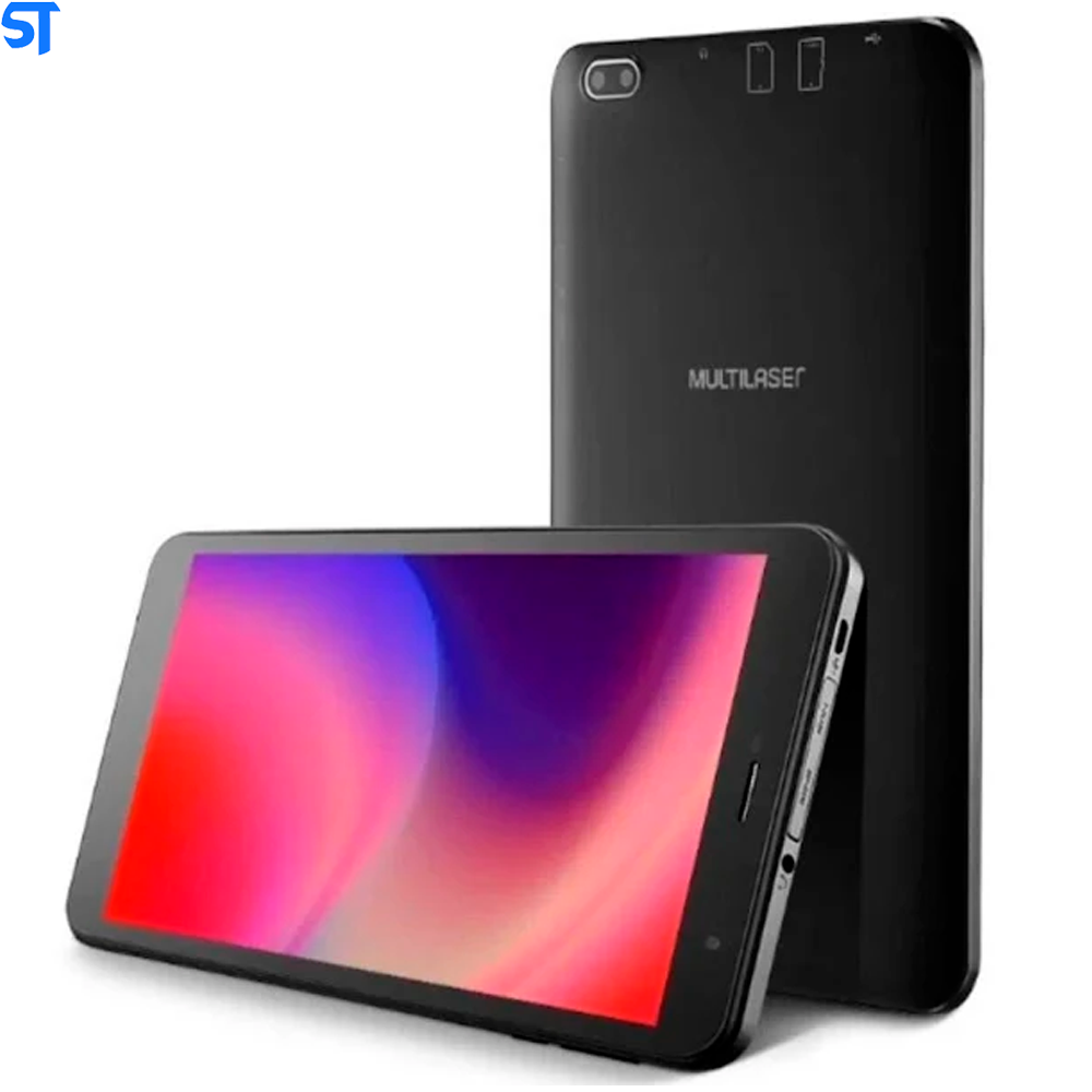 Tablet Multilaser M8 Wi-fi 32GB Tela 8 pol. 2GB RAM + Wi-fi Android 11 (Go edition) Processador Quad Core - Preto - NB35