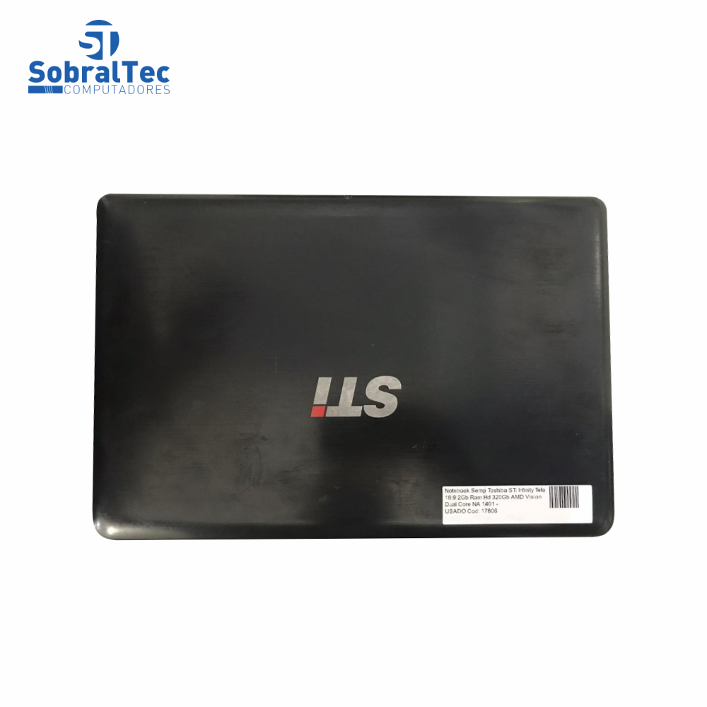 Notebook Semp Toshiba STi Infinity Tela 16:9 6Gb Ram Hd 320Gb AMD Vision Dual Core NA 1401 - USADO