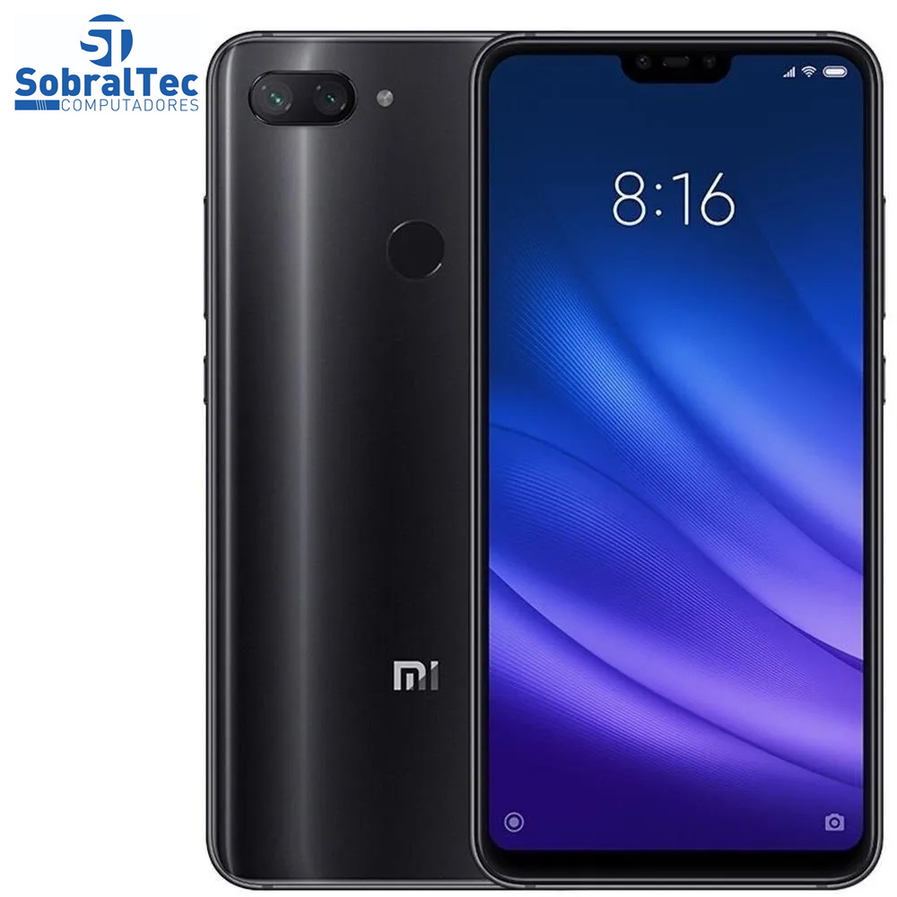 Smartphone Xiaomi Mi 8 Lite Dual Sim 64GB 4GB Ram Midnight Black