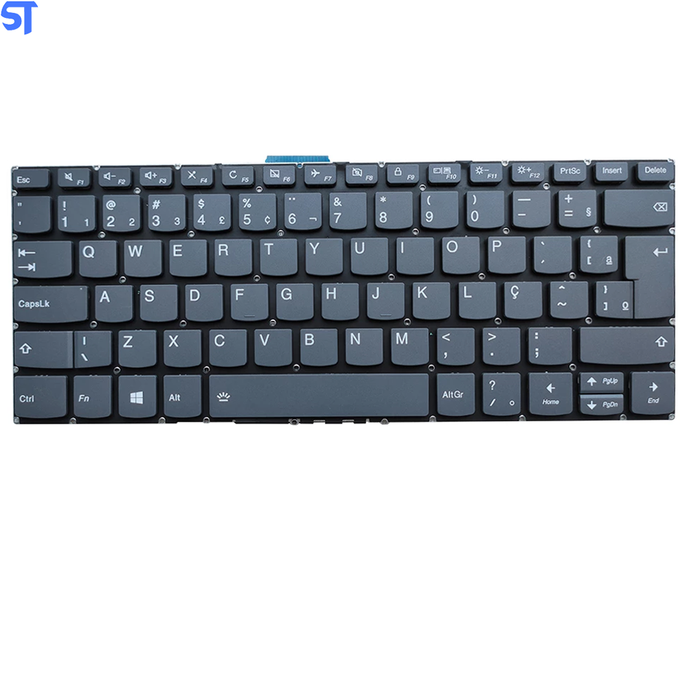 Teclado BringIT Compativel Com Lenovo IdeaPad 330S-14IKB - Black - Br - Frame