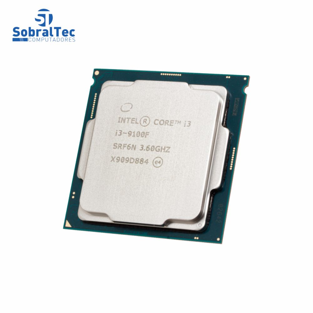 Processador Intel Core i3-9100F 1151 9ª Ger. Quad-Core Cache 6Mb OEM S/BOX