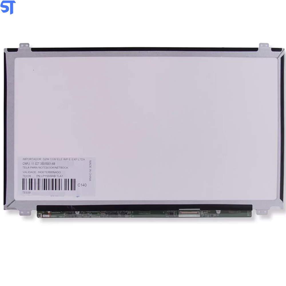 Tela Notebook LED Slim 40 Pinos 15.6" Lp156Wh3-Tla2 Up/Dw 1366X768 -Pino no Canto Inferior Direito