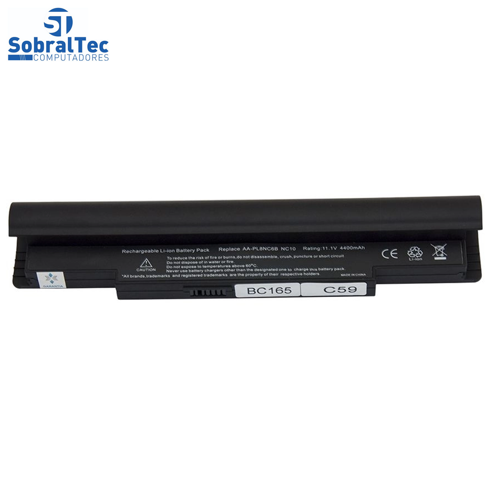 Bateria Notebook Samsung Nc10 Np-Nc10 Nd10 N120 N130 Pb6Nc6W - 6 Cells - Preto - 11.1V