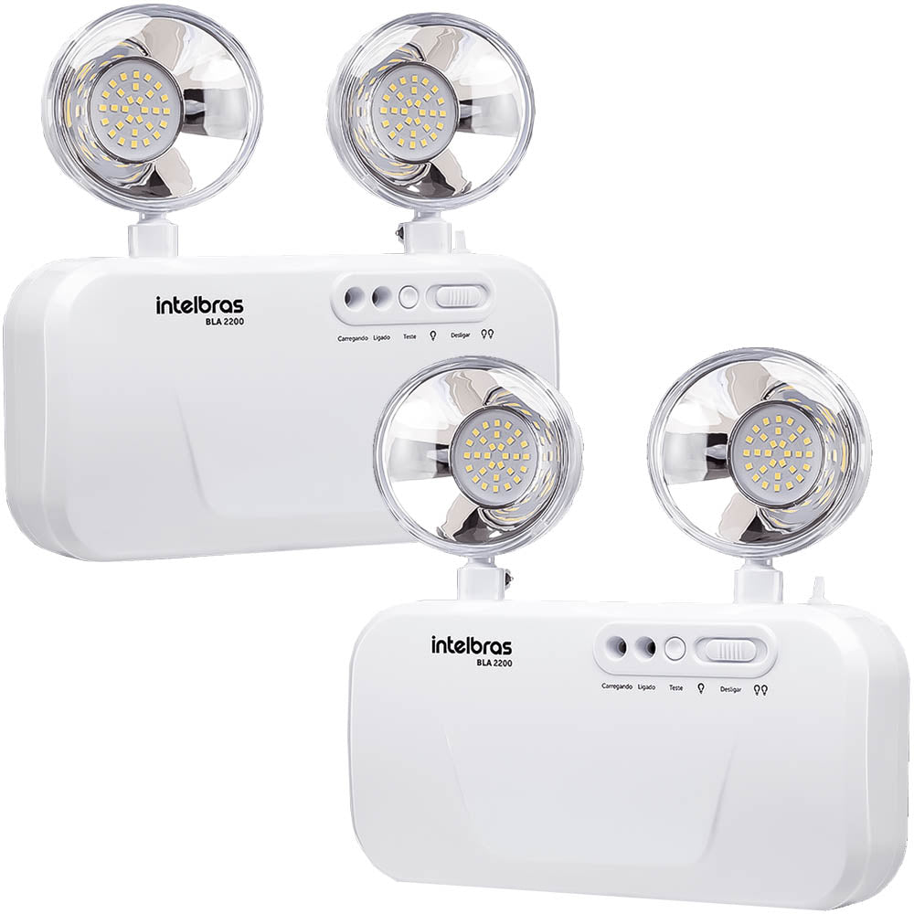 Bloco de Iluminação Autônomo 2200 lumens Intelbras - BLA 2200