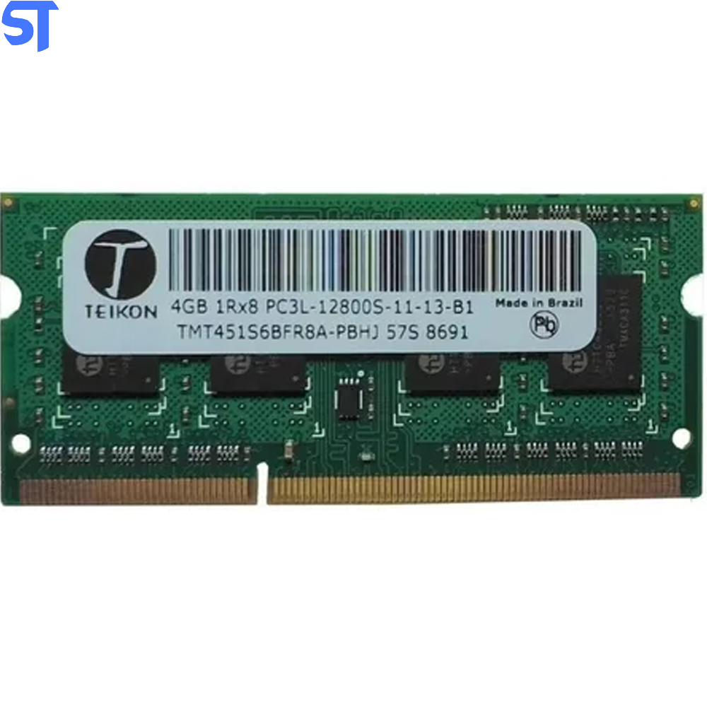 Memória Ram Notebook  Ddr3 4GB Pc3l-12800s-11-13-b1  1rx8 Teikon