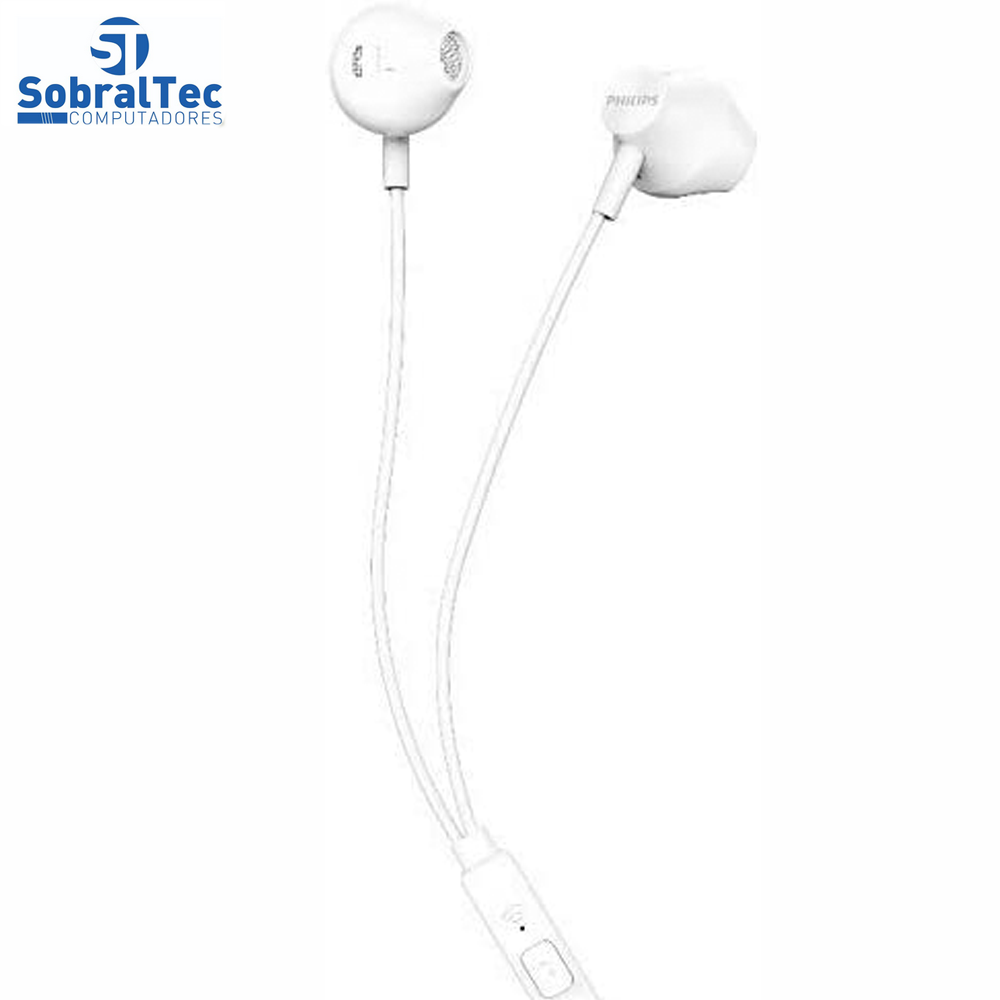 Fone de Ouvido Philips Intra Auricular TAUE101WT/00 Branco