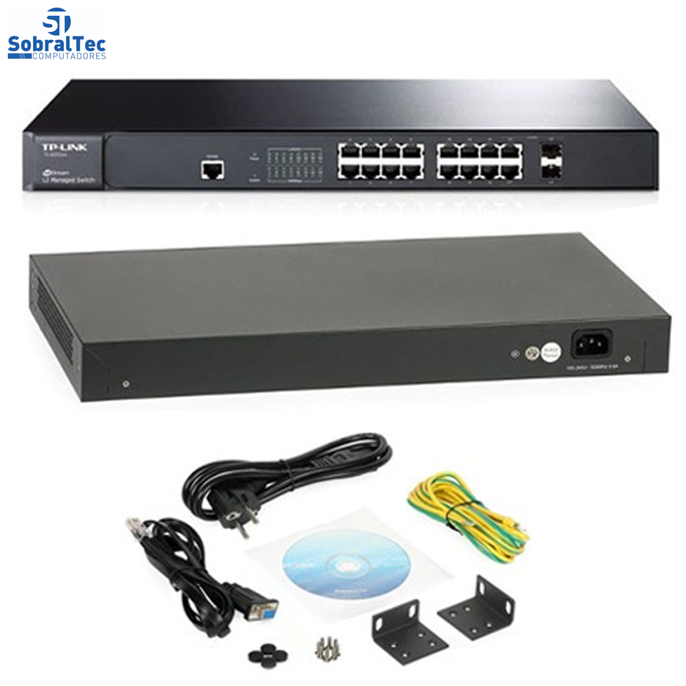 Switch TP-Link Hub 16 Portas T2600G-18TS (TL-SG3216) 2SFP Slots