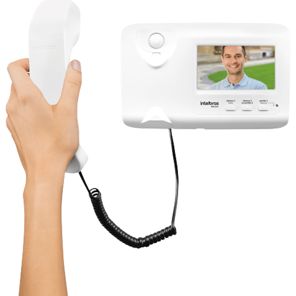 Modulo Interno Para Vídeo Porteiro Intelbras IVR 1010 IN Monofone - Com Visão Noturna