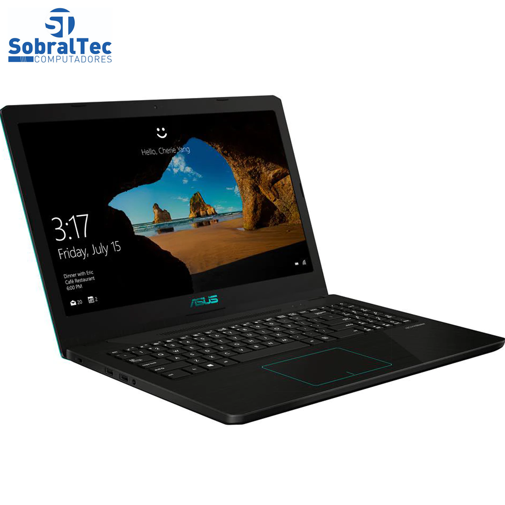 Notebook Gamer Asus NVIDIA GeForce  4GB GTX 1050 AMD Ryzen 5 8GB 1TB Tela Full HD 15.6” Windows 10 M570DD-DM122T