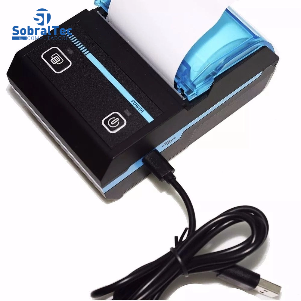 Impressora Térmica Portátil Bluetooth Knup Celular Usb Pos KP-1020