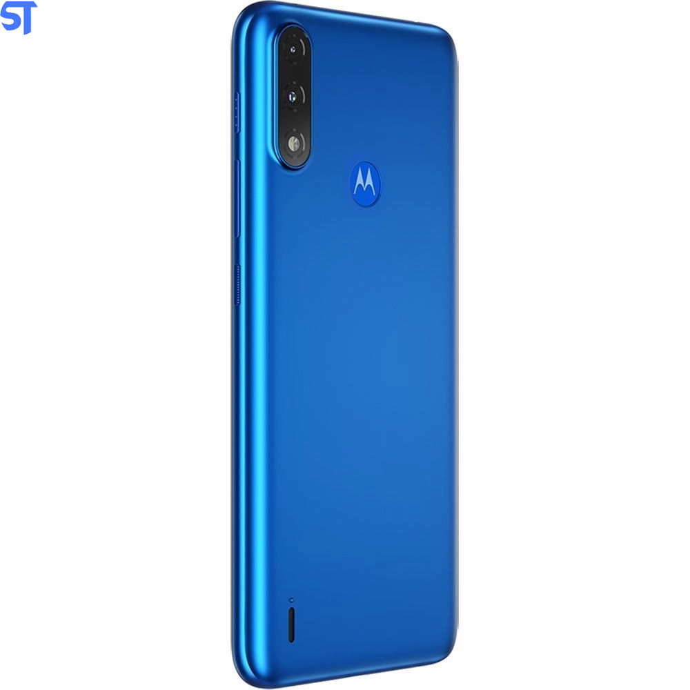 Smartphone Motorola E7 Power, Azul Metálico, Tela de 6.5", Android 10, Câm. Tras. de 13+2MP, Frontal de 5MP, 32GB