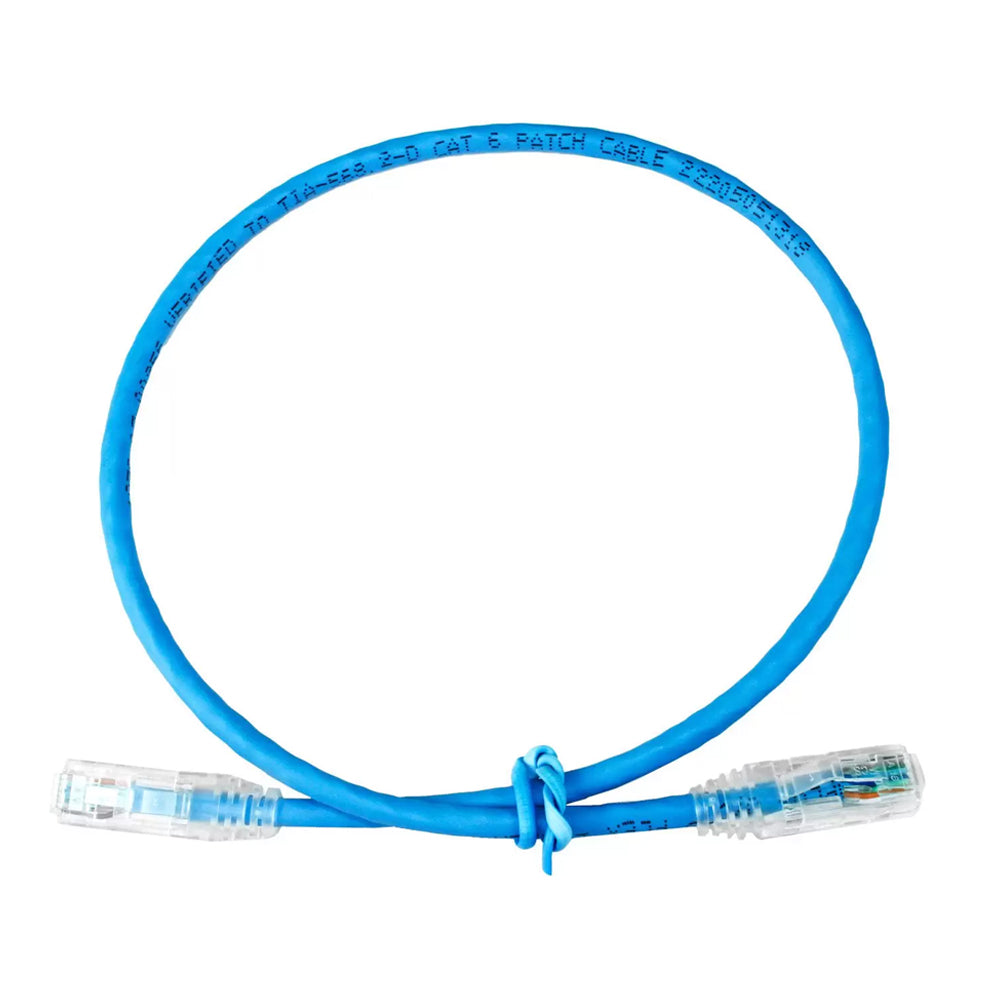 Patch Cord U/UTP SohoPlus CAT.6e T568A/B 0.5M Azul Claro