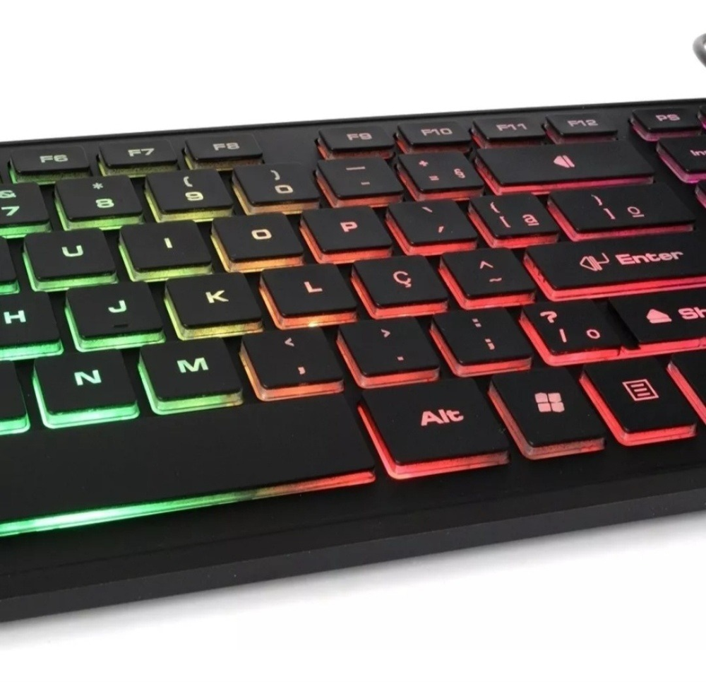 Teclado Gamer Retroiluminado H'maston Ak-200 Abnt2
