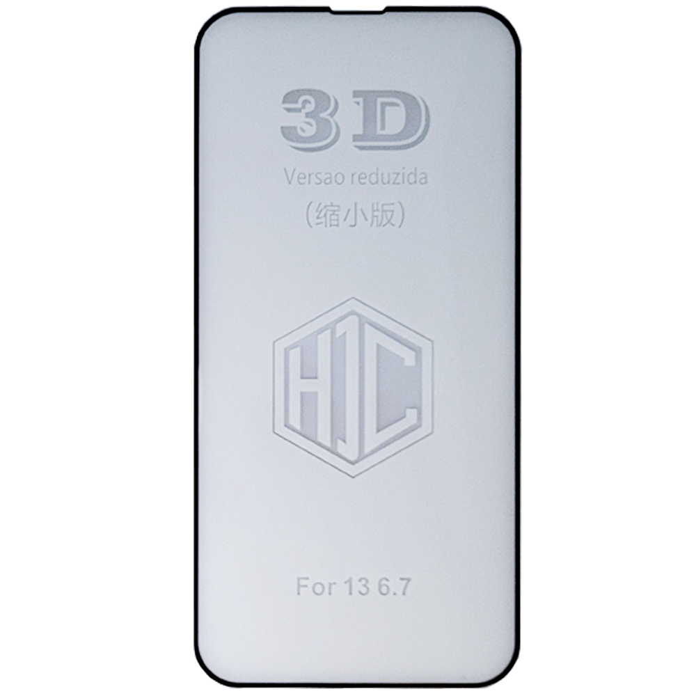 Kit Película Vidro 3D Temperado + Película Câmera Lente para iPhone 13 Pro Max