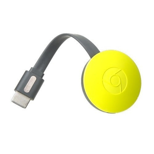 Google Chomecast 2 Hdmi Lacrado Original Facebook Amarelo